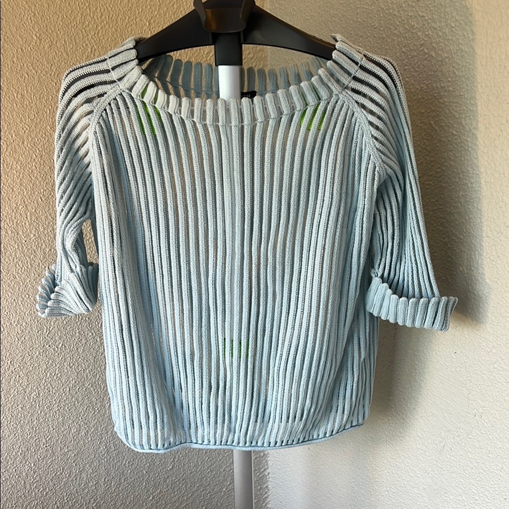 Light Blue Knit Sweater